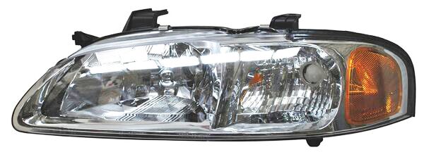 Faro para Nissan Sentra 2001, 2002, 2003 Fondo Cromado Izquierdo