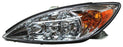 Faro para Toyota Camry 2002, 2003, 2004 Fondo Cromado - Izquierdo