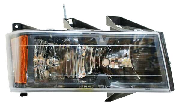 Faro para Chevrolet Colorado & Canyon 2004, 2005, 2006, 2007, 2008, 2009, 2010, 2011, 2012 - Fondo Negro, Derecho