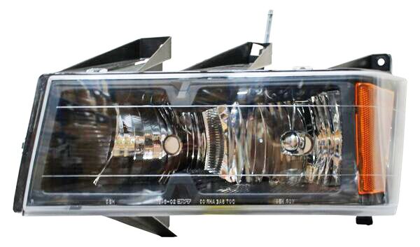 Faro para Chevrolet Colorado & Canyon 2004, 2005, 2006, 2007, 2008, 2009, 2010, 2011, 2012 - Fondo Negro, Izquierdo