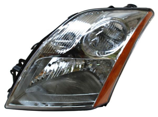 Faro para Nissan Sentra 2007, 2008, 2009, 2010 Fondo Cromado - Izquierdo