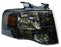 Faro para Ford Expedition 2007, 2008, 2009, 2010, 2011, 2012, 2013, 2014 Fondo Negro, Derecho