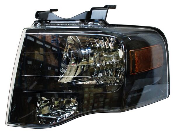 Faro para Ford Expedition 2007, 2008, 2009, 2010, 2011, 2012, 2013, 2014 Fondo Negro, Izquierdo