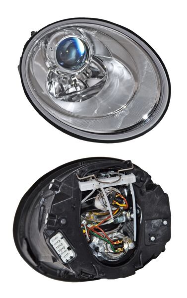Faro para Volkswagen Beetle 2006, 2007, 2008, 2009, 2010, 2011 5 Pines - Derecho