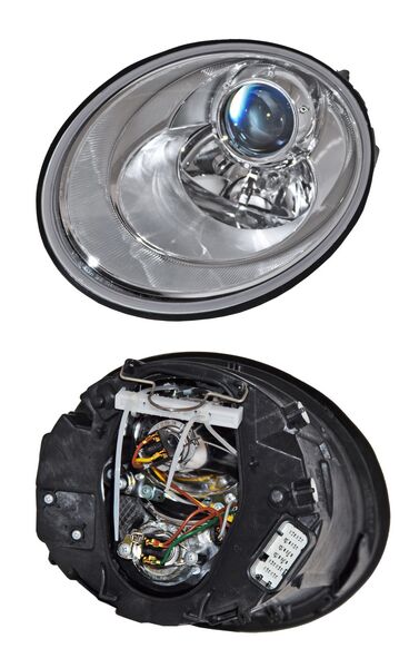 Faro para Volkswagen Beetle 2006, 2007, 2008, 2009, 2010, 2011 5 Pines - Izquierdo