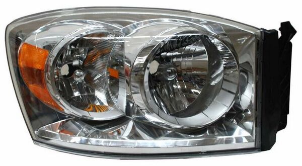 Faro para Dodge Ram 2006, 2007, 2008 Sin Franja Derecho