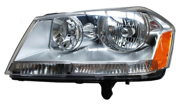Faro para Avenger 2008, 2009, 2010, 2011, 2012, 2013, 2014 - Fondo Cromado Izquierdo