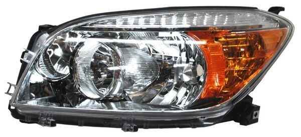 Faro para Toyota Rav4 2006, 2007, 2008 Fondo Cromado Izquierdo