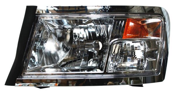 Faro para Dodge Dakota 2008, 2009, 2010, 2011, 2012 - Fondo Cromado Izquierdo