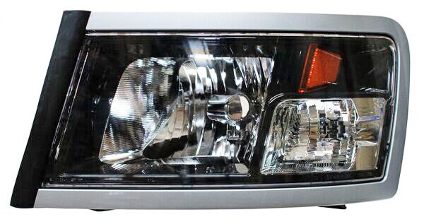 Faro para Dodge Dakota 2008, 2009, 2010, 2011, 2012 - Fondo Negro, Izquierdo