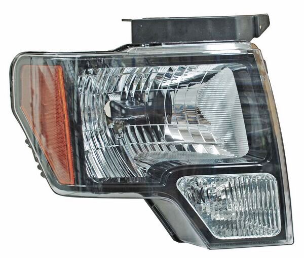Faro para Camioneta Ford 2009, 2010, 2011, 2012, 2013, 2014 Lobo Fondo Negro, Derecho