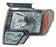 Faro para Camioneta Ford 2009, 2010, 2011, 2012, 2013, 2014 Lobo Fondo Negro Izquierdo