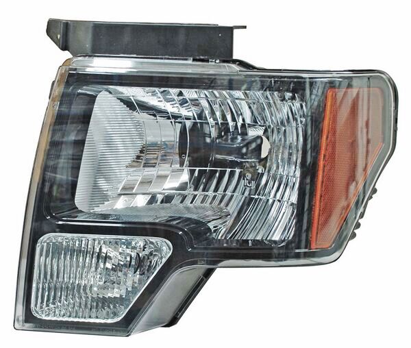Faro para Camioneta Ford 2009, 2010, 2011, 2012, 2013, 2014 Lobo Fondo Negro Izquierdo