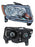 Faro para Jeep Compass 2014, 2015, 2016, 2017 - Fondo Negro, Derecho