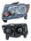 Faro para Jeep Compass 2014, 2015, 2016, 2017 - Fondo Negro, Izquierdo