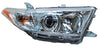 Faro para Toyota Highlander 2011, 2012, 2013 - Derecho