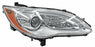 Faro para Chrysler 2011, 2012, 2013, 2014 - Fondo Cromado - Derecho