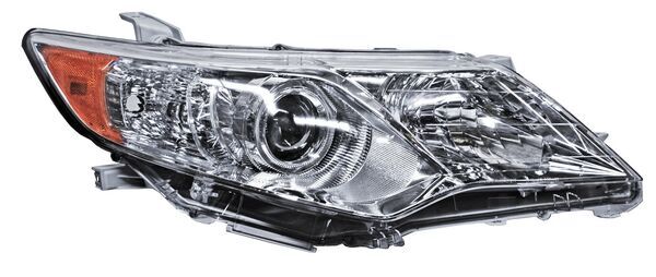 Faro para Toyota Camry 2012, 2013, 2014 - Fondo Cromado - Derecho