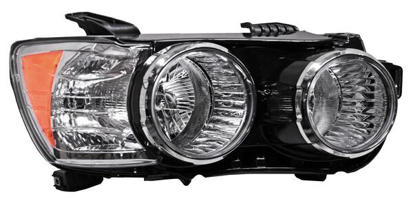 Faro para Chevrolet Sonic 2012, 2013, 2014, 2015, 2016 Ltz Con Aros Cromados Con Reflejante Ambar Derecho
