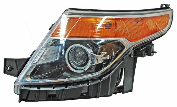 Faro para Ford Explorer 2011, 2012, 2013, 2014, 2015 - Filo Cromado - Izquierdo