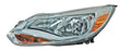 Faro para Ford Focus 2012, 2013, 2014 - Fondo Cromado con Focos, Izquierdo