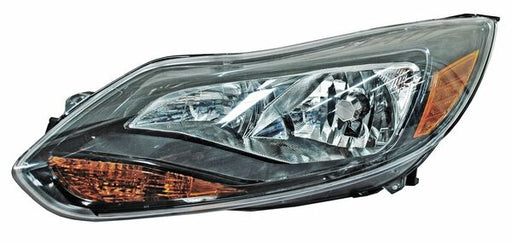 Faro para Ford Focus 2012, 2013, 2014 - Fondo Negro Izquierdo