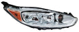 Faro para Ford Fiesta 2014, 2015, 2016, 2017, 2018, 2019 - Fondo Cromado - Derecho