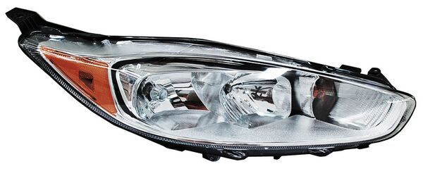 Faro para Ford Fiesta 2014, 2015, 2016, 2017, 2018, 2019 - Fondo Cromado - Derecho
