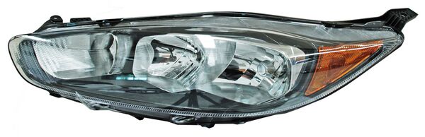 Faro para Ford Fiesta 2014, 2015, 2016, 2017, 2018, 2019 - Fondo Negro mp Izquierdo