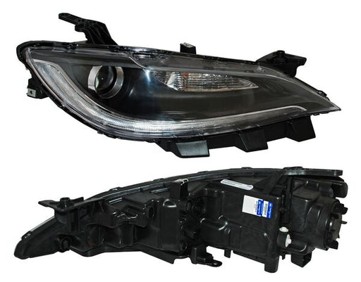 Faro para Chrysler 2015, 2016 Negro, Derecho