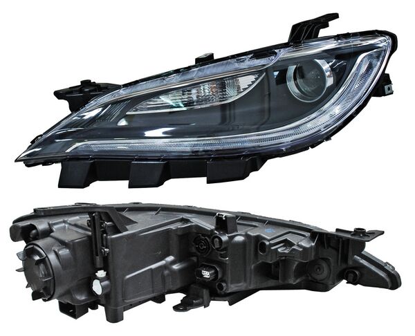 Faro para Chrysler 2015, 2016, 2017 - Con Moldura Cromada - Izquierdo
