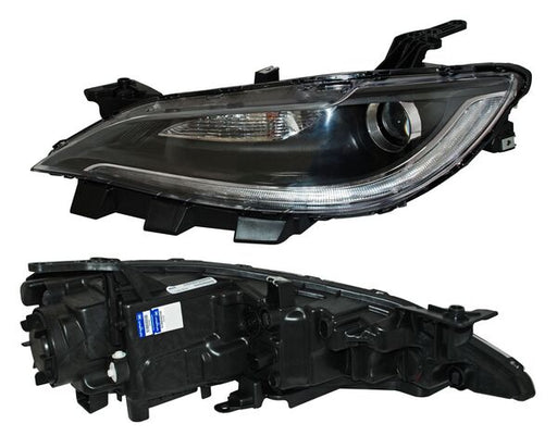 Faro para Chrysler 2015, 2016 Negro, Izquierdo