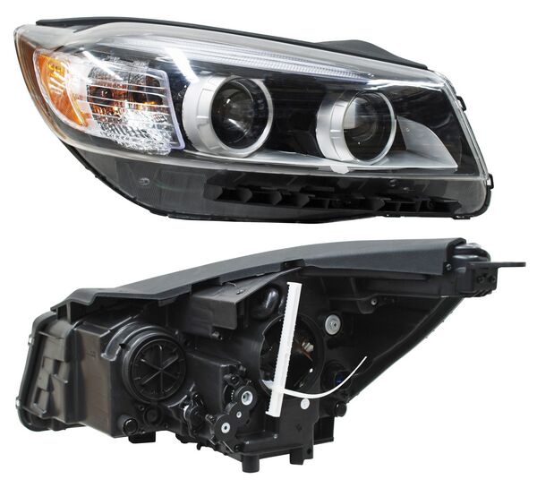 Faro para Kia Sorento 2016, 2017, 2018 - Con Luz de Día, Derecho