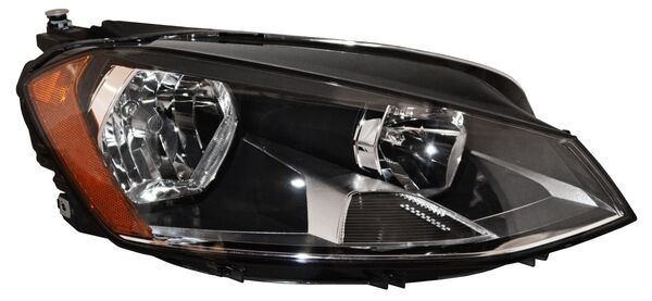 Faro para Volkswagen Golf 2015, 2016, 2017 Reflejante Ambar, Derecho