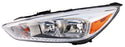 Faro para Ford Focus 2015, 2016, 2017, 2018 - Fondo Cromado - Izquierdo