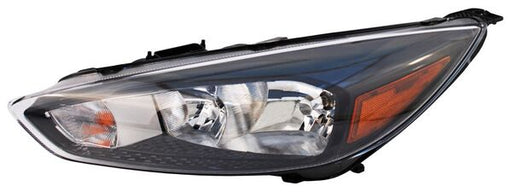 Faro para Ford Focus 2015, 2016, 2017, 2018 - Fondo Negro, Izquierdo