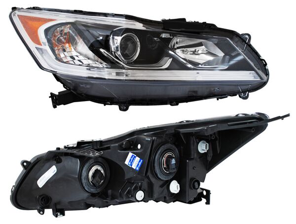 Faro para Honda Accord 2016, 2017 - Con Luz de Día - Derecho
