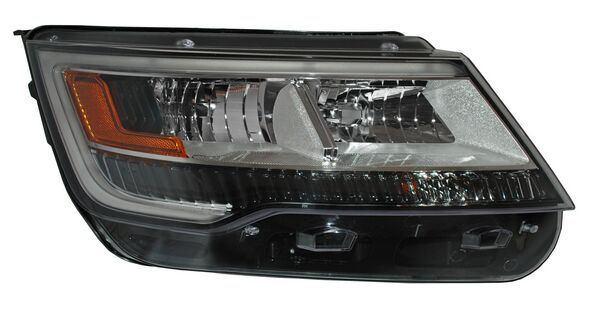 Faro para Ford Explorer 2016, 2017, 2018, 2019 - Fondo Cromado, LEDS - Derecho