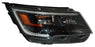 Faro para Ford Explorer 2016, 2017, 2018, 2019 - Fondo Negro, LEDS  - Derecho