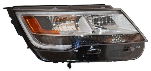 Faro para Ford Explorer 2018-2019 - Fondo Cromado, LEDS, Con Luz de Día, Derecho