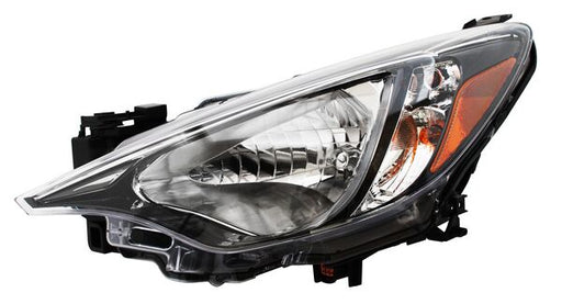 Faro para Toyota Yaris 2016, 2017, 2018, 2019, 2020 - Fondo Cromado Izquierdo