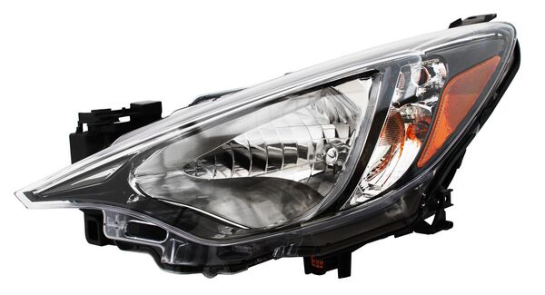 Faro para Toyota Yaris 2016, 2017, 2018, 2019, 2020 - Fondo Cromado Izquierdo