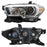 Faro para Toyota Tacoma 2016, 2017, 2018, 2019, 2020, 2021, 2022, 2023 - Fondo Negro, LEDS - Izquierdo