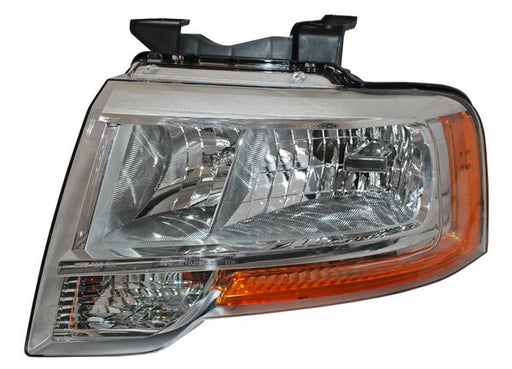 Faro para Ford Expedition 2015, 2016, 2017 - Fondo Cromado Izquierdo