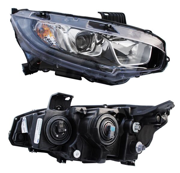 Faro para Honda Civic 2016, 2017, 2018, 2019 (Sedan) conLuz de Día - Derecho