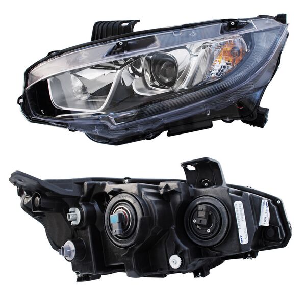 Faro para Honda Civic 2016, 2017, 2018, 2019 (Sedan) conLuz de Día - Izquierdo