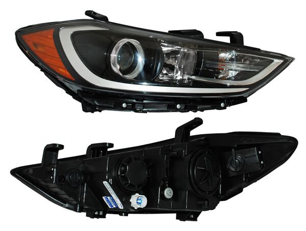 Faro para Hyundai Elantra 2017, 2018 - Derecho