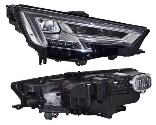 Faro Audi A4 2017, 2018, 2019 LEDS Con Motor, 11 Pines - Derecho
