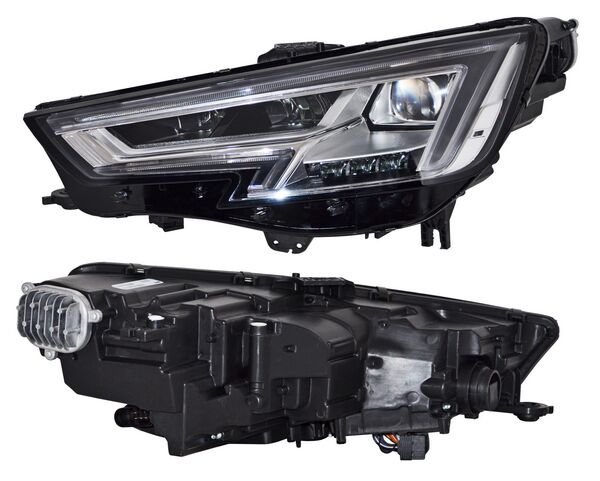 Faro para Audi A4 2017, 2018, 2019 LEDS Con Motor, 11 Pines - Izquierdo