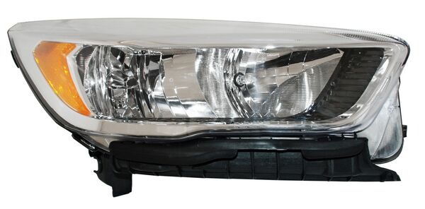 Faro para Ford Escape 2017, 2018 - Fondo Cromado, Derecho